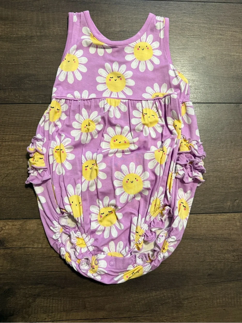 Little Sleepies Daisy daydreamer bubble romper 2t